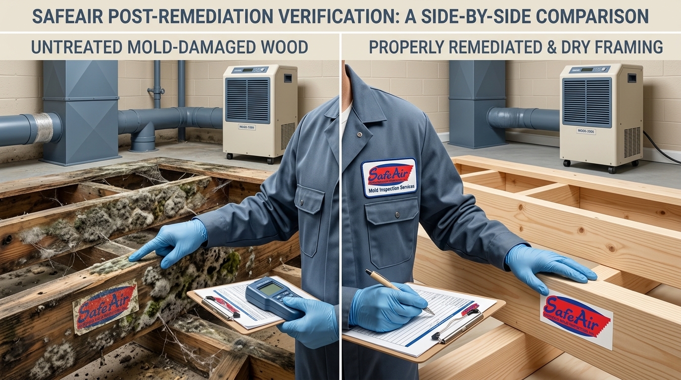 Does Bleach Kill Mold on Wood? | SafeAir Mold Testing
